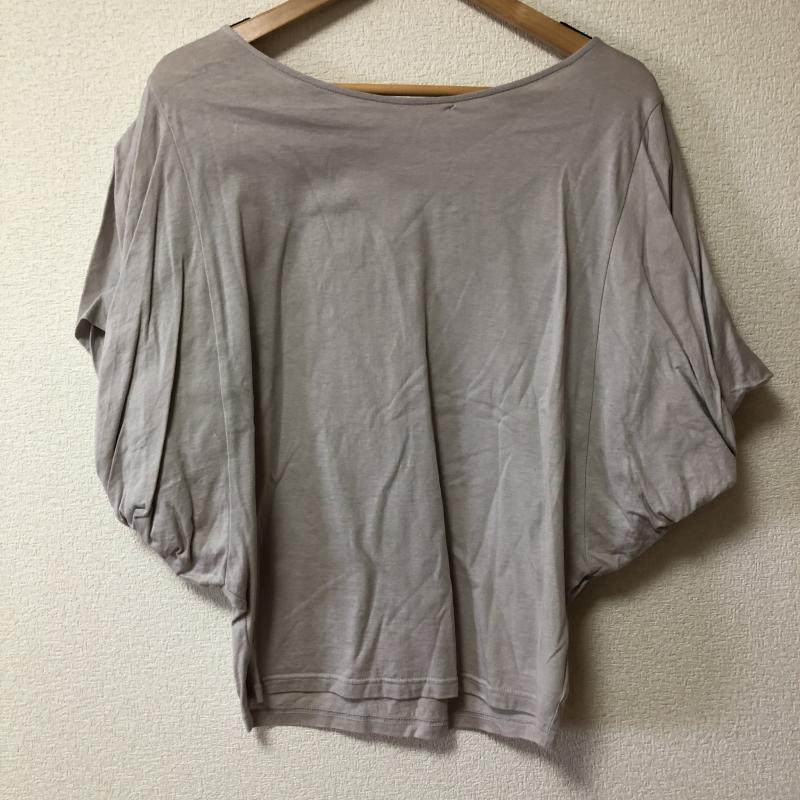 アナナス anana カットソー 七分袖 38 無地 灰 / グレー / レディース USED 古着 中古 10006678