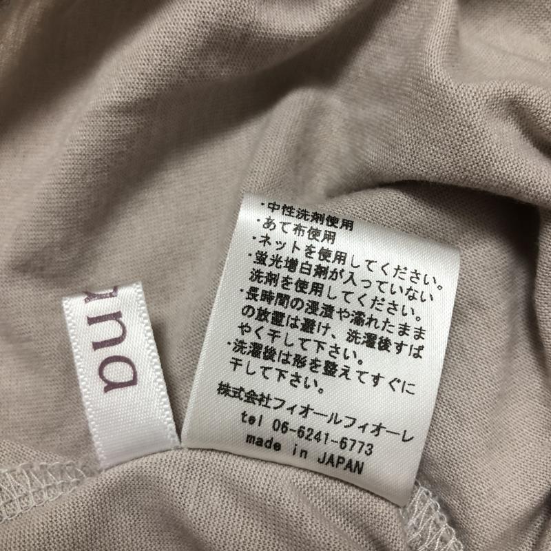 アナナス anana カットソー 七分袖 38 無地 灰 / グレー / レディース USED 古着 中古 10006678