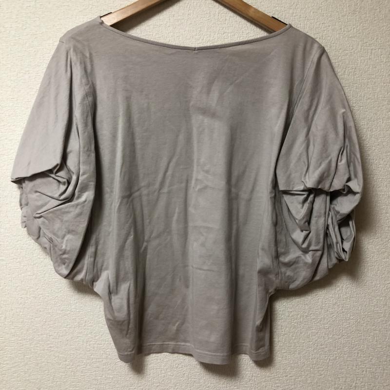 アナナス anana カットソー 七分袖 38 無地 灰 / グレー / レディース USED 古着 中古 10006687