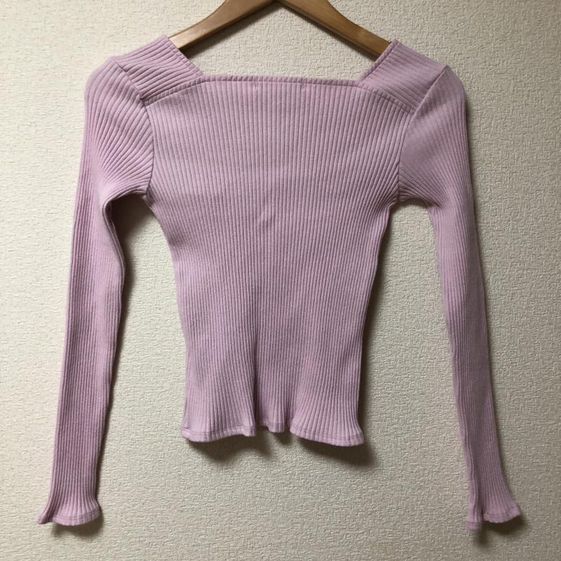 ドナマリー DONA MARIE カットソー 長袖 36 無地 桃 / ピンク / レディース USED 古着 中古 10006702