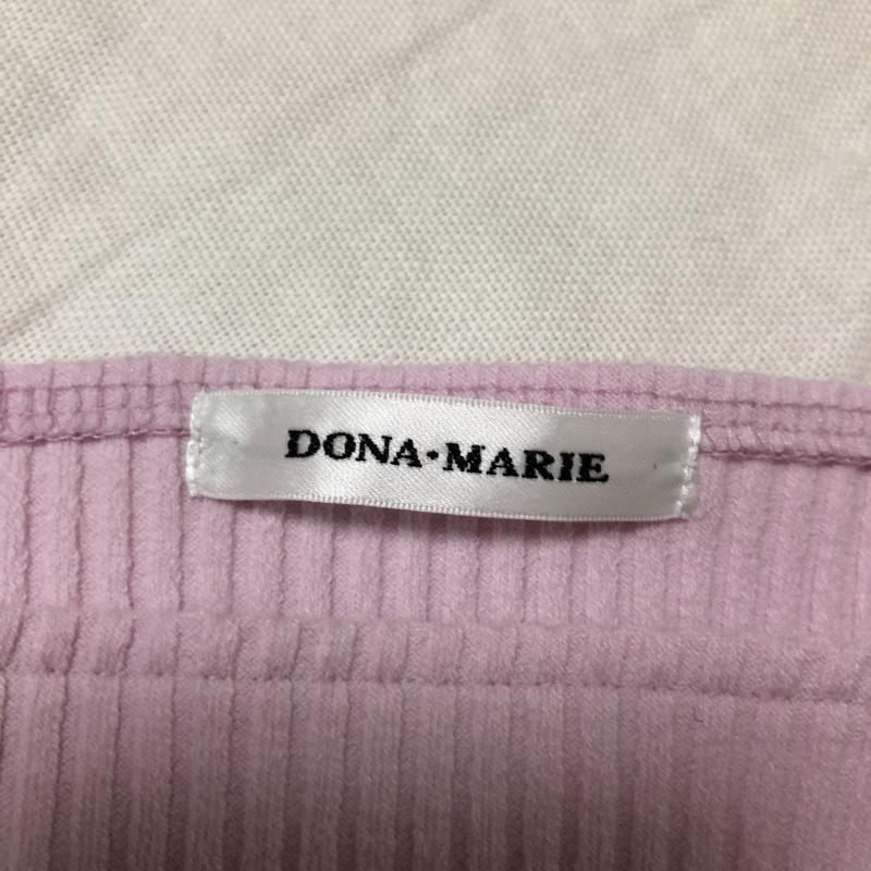 ドナマリー DONA MARIE カットソー 長袖 36 無地 桃 / ピンク / レディース USED 古着 中古 10006702