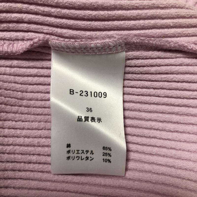 ドナマリー DONA MARIE カットソー 長袖 36 無地 桃 / ピンク / レディース USED 古着 中古 10006702