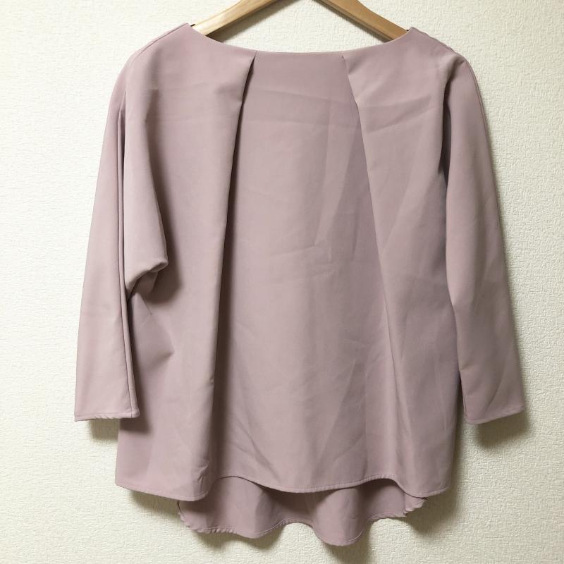 エマテイラー Emma Taylor カットソー 七分袖 36 無地 桃 / ピンク / レディース USED 古着 中古 10006704