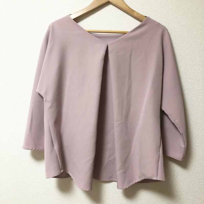 エマテイラー Emma Taylor カットソー 七分袖 36 無地 桃 / ピンク / レディース USED 古着 中古 10006704