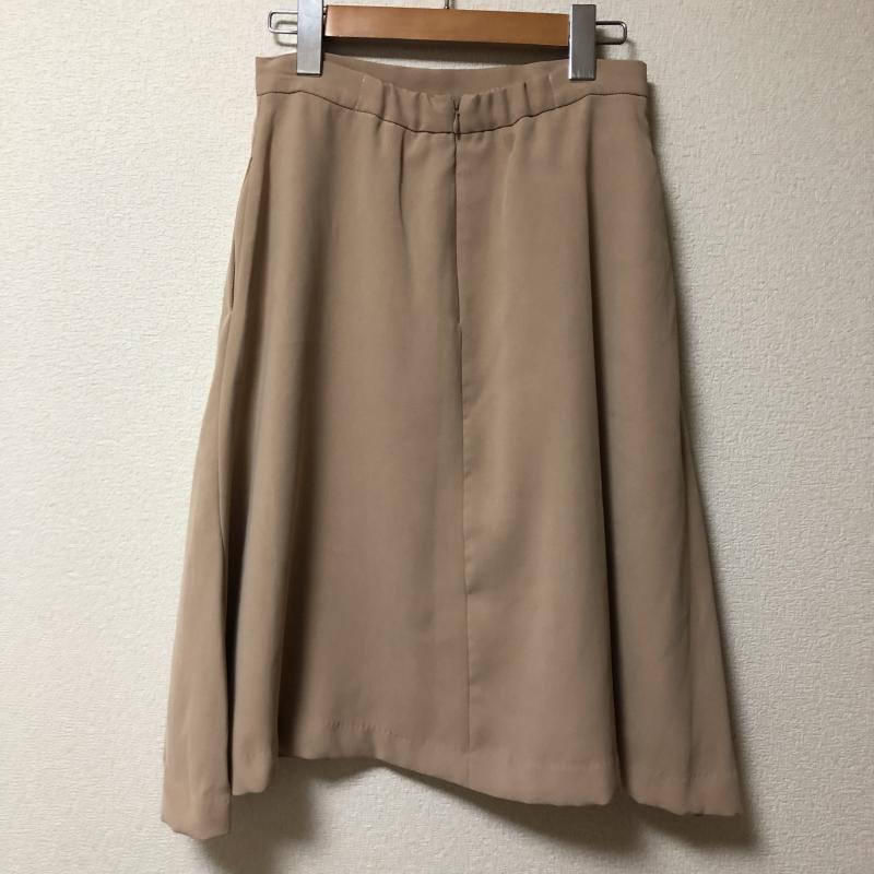 エンネア Ennea スカート ひざ丈スカート 38 無地 ベージュ / ベージュ / レディース USED 古着 中古 10006707