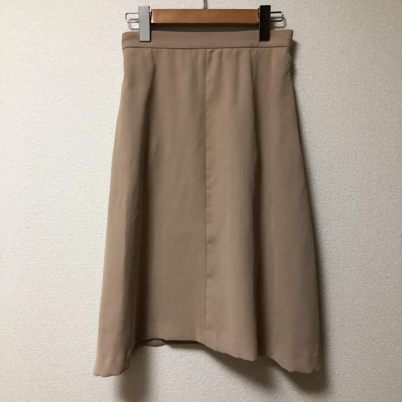 エンネア Ennea スカート ひざ丈スカート 38 無地 ベージュ / ベージュ / レディース USED 古着 中古 10006708