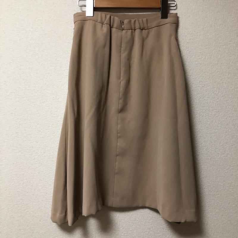 エンネア Ennea スカート ひざ丈スカート 38 無地 ベージュ / ベージュ / レディース USED 古着 中古 10006708