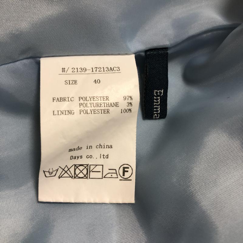 エマテイラー Emma Taylor スカート ひざ丈スカート 40 無地 青 / ブルー / レディース USED 古着 中古 10006711