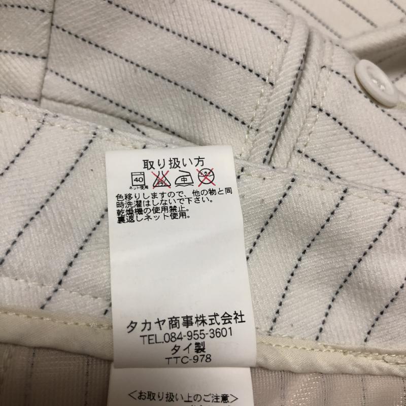 スウィートキャメル Sweet Camel パンツ スラックス ストライプ 白 / ホワイト / X 青 / ブルー / レディース USED 古着 中古 10006717
