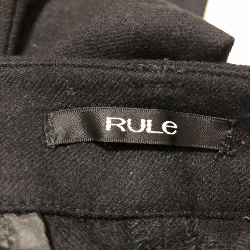 ルール RULe パンツ スラックス 無地 黒 / ブラック / レディース USED 古着 中古 10006718
