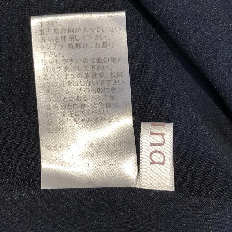 アナナス anana スカート ひざ丈スカート 無地 紺 / ネイビー / レディース USED 古着 中古 10006844
