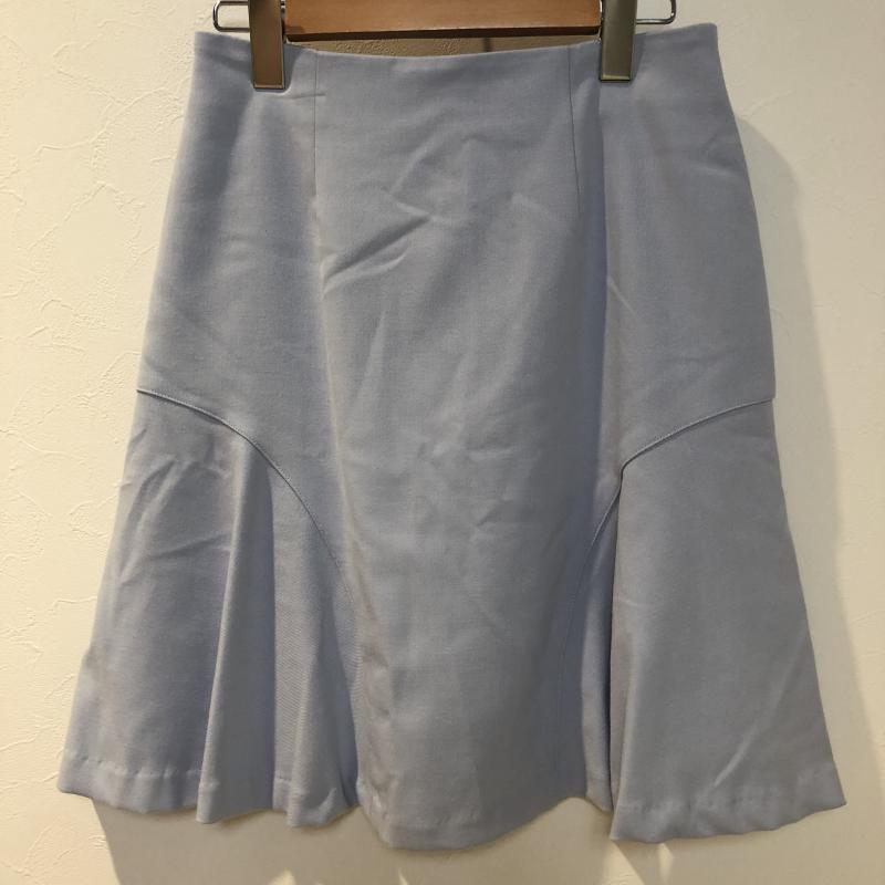 エンネア Ennea スカート ひざ丈スカート 38 無地 青 / ブルー / レディース USED 古着 中古 10006849