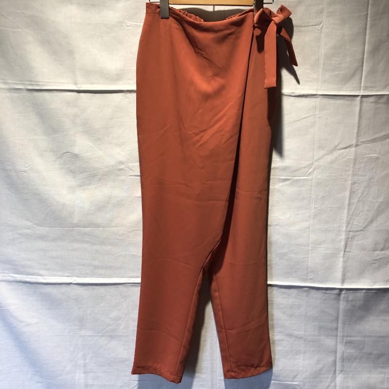 グリーンデイル ガーネット GREENDALE GARNET パンツ スラックス FREE 無地 橙 / オレンジ / レディース USED 古着 中古 10006855