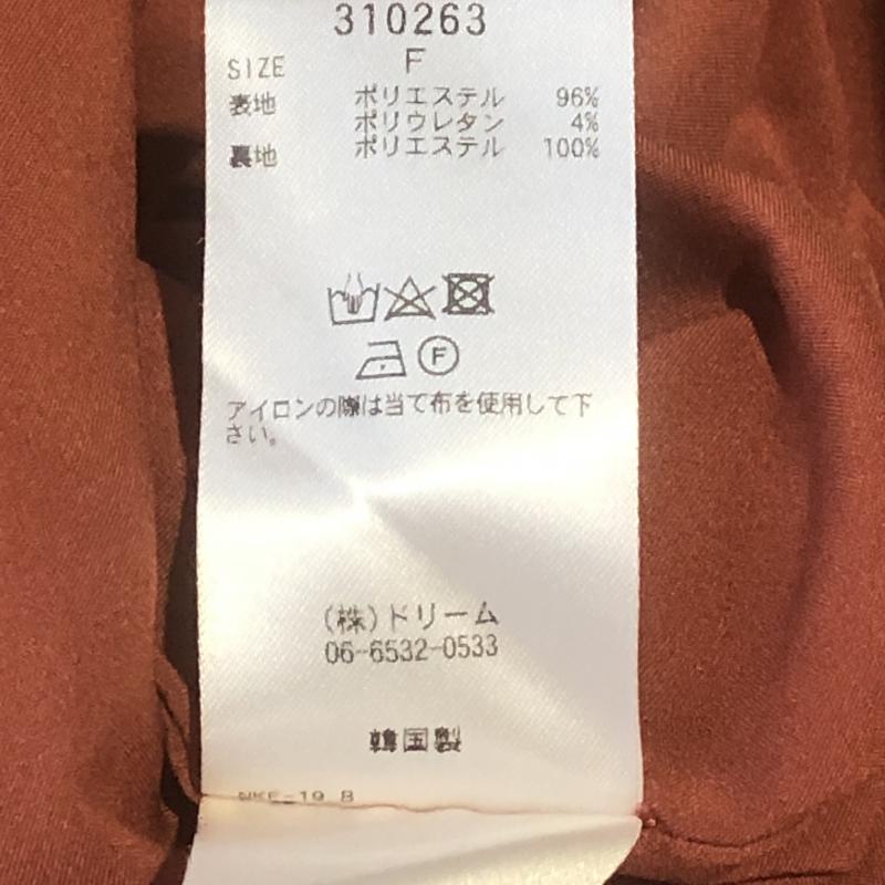 グリーンデイル ガーネット GREENDALE GARNET パンツ スラックス FREE 無地 橙 / オレンジ / レディース USED 古着 中古 10006855