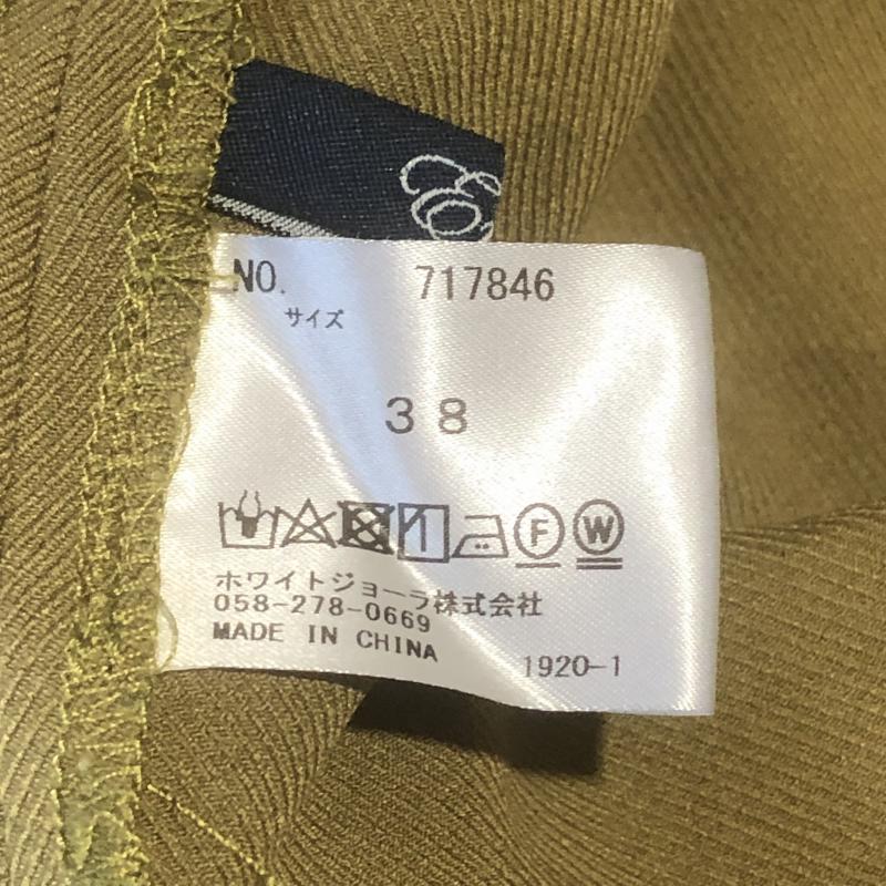 エンネア Ennea パンツ スラックス 38 無地 緑 / グリーン / レディース USED 古着 中古 10006856