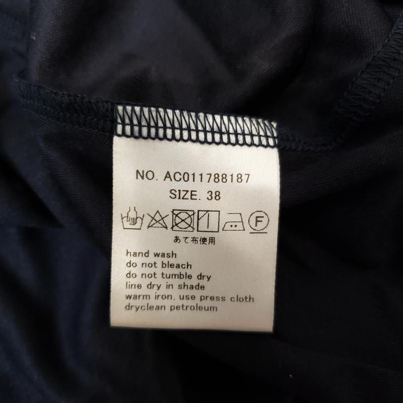 マルキスデブラン Marquise de blanc カットソー 長袖 38 無地 紺 / ネイビー / レディース USED 古着 中古 10006911