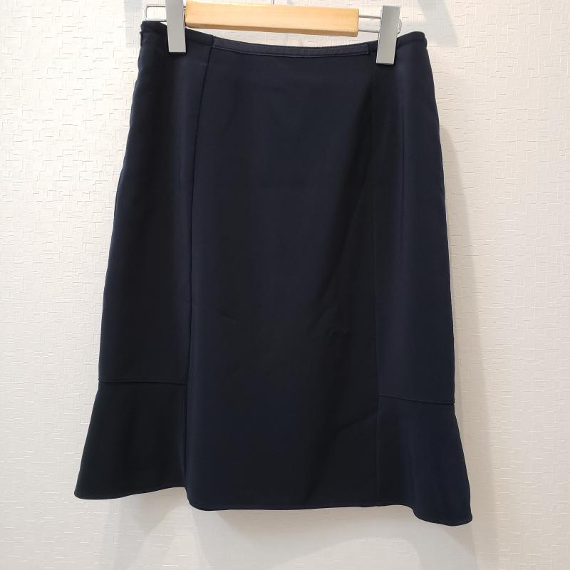 アナナス anana スカート ひざ丈スカート 無地 紺 / ネイビー / レディース USED 古着 中古 10006917