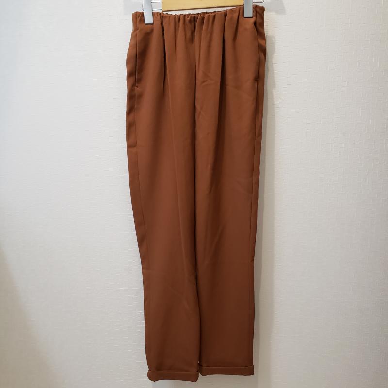 エンネア Ennea パンツ スラックス 36 無地 茶 / ブラウン / レディース USED 古着 中古 10006930