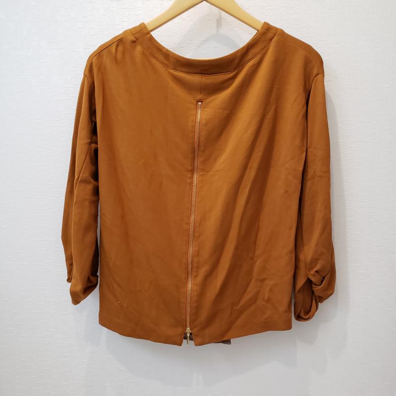 エンネア Ennea カットソー 七分袖 36 無地 茶 / ブラウン / レディース USED 古着 中古 10006932