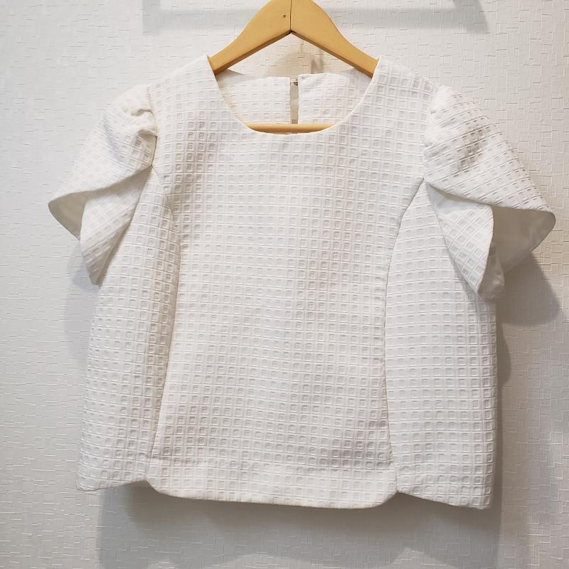 ヨーロ YOLO カットソー 半袖 38 無地 白 / ホワイト / レディース USED 古着 中古 10006937