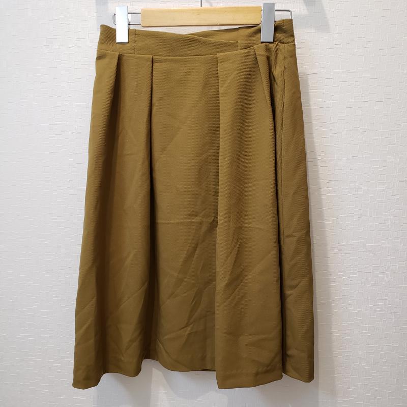 エンネア Ennea スカート ひざ丈スカート 36 無地 緑 / グリーン / レディース USED 古着 中古 10006940