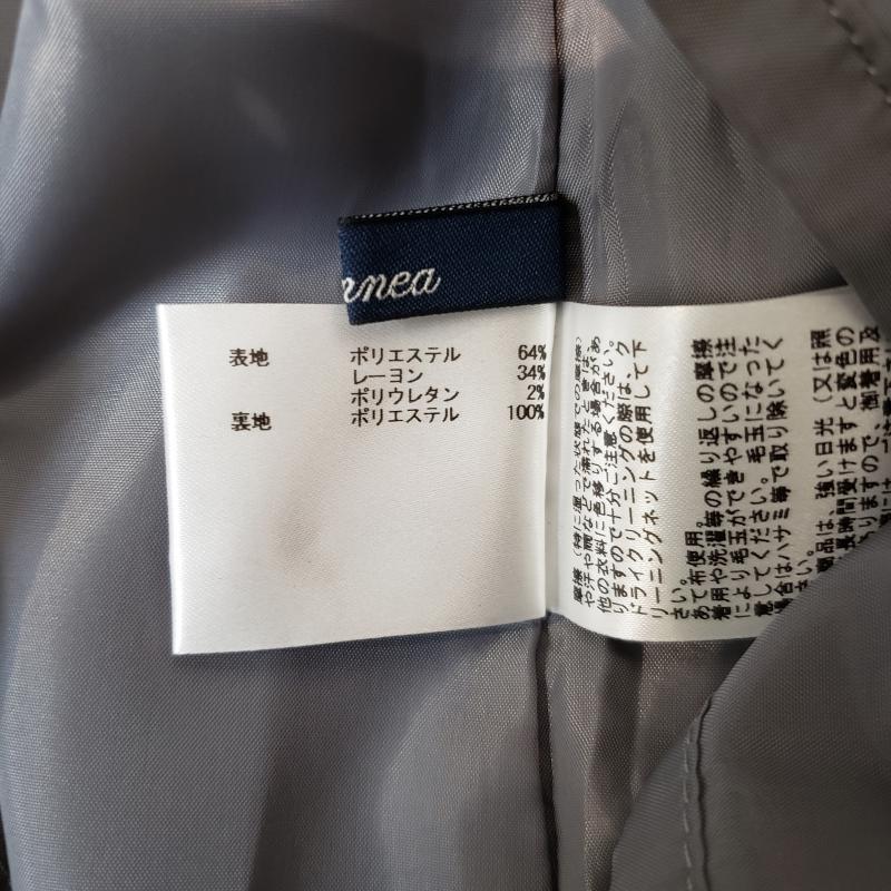 エンネア Ennea スカート ひざ丈スカート 38 無地 灰 / グレー / レディース USED 古着 中古 10006948