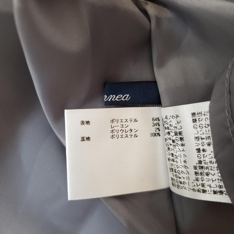 エンネア Ennea スカート ひざ丈スカート 38 無地 灰 / グレー / レディース USED 古着 中古 10006958