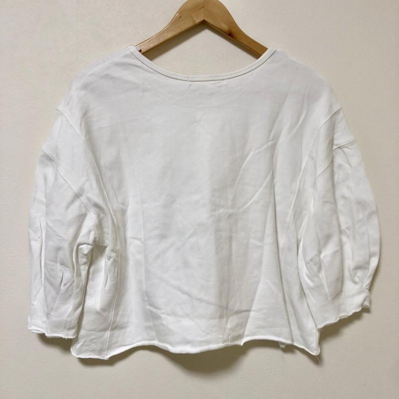 プチフルール Petit Fleur カットソー 七分袖 FREE 無地 白 / ホワイト / レディース USED 古着 中古 10006998