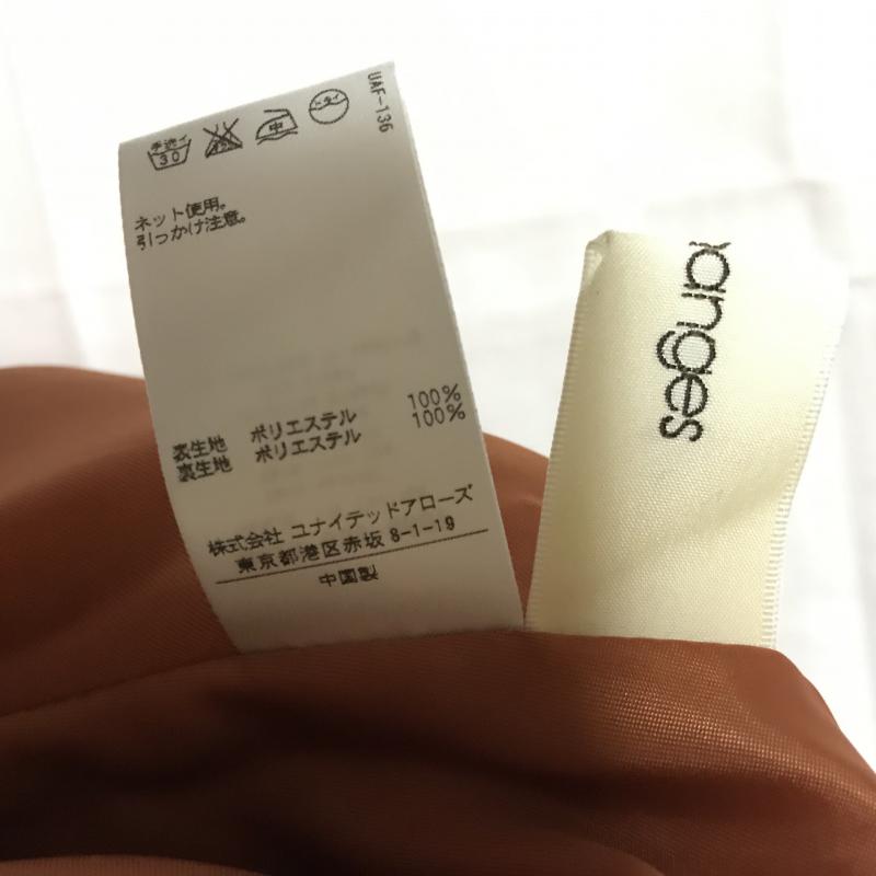 ジュエルチェンジズ Jewel Changes スカート ミニスカート 無地 橙 / オレンジ / レディース USED 古着 中古 10007081