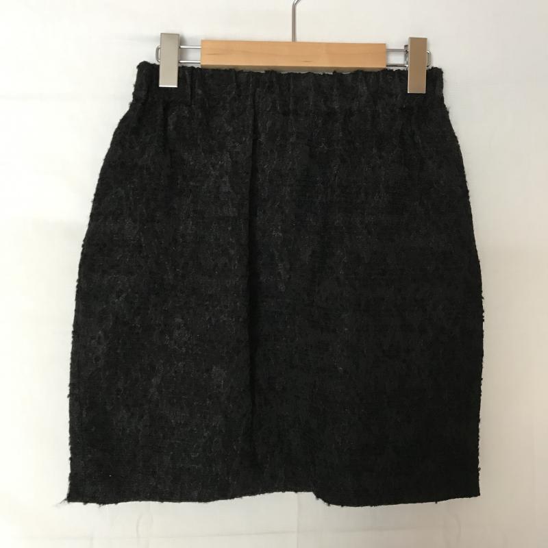 ソーノ Sono スカート ひざ丈スカート 1 無地 黒 / ブラック / レディース USED 古着 中古 10007082