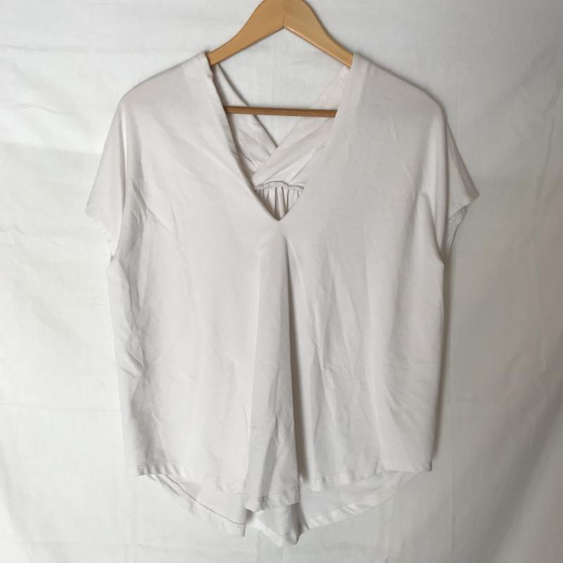 ロージー ROSIEE カットソー 半袖 38 無地 白 / ホワイト / レディース USED 古着 中古 10007085