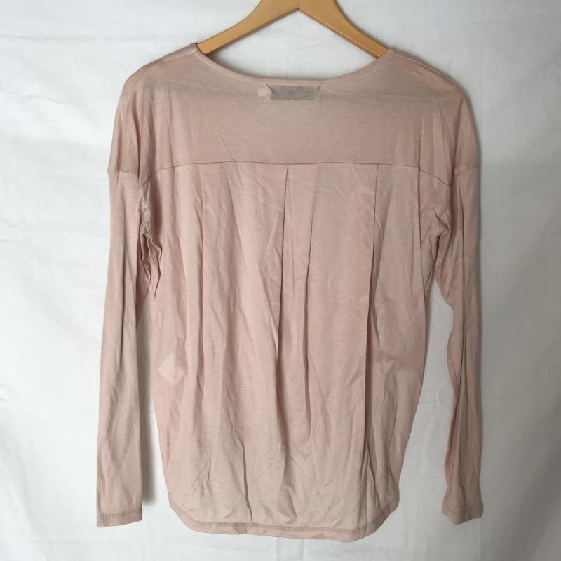 マルキスデブラン Marquise de blanc カットソー 長袖 38 無地 桃 / ピンク / レディース USED 古着 中古 10007102