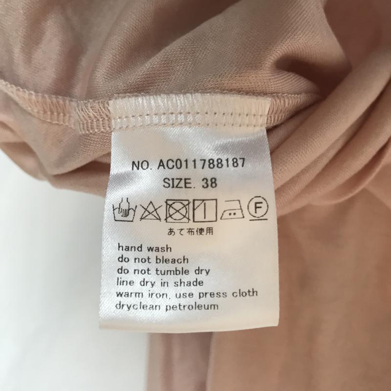 マルキスデブラン Marquise de blanc カットソー 長袖 38 無地 桃 / ピンク / レディース USED 古着 中古 10007102