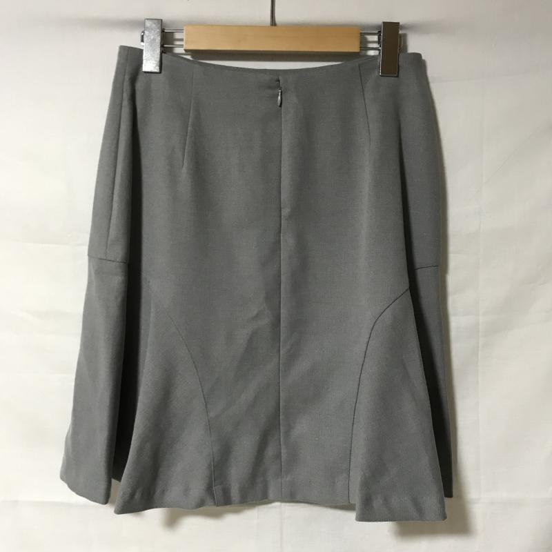 エンネア Ennea スカート ひざ丈スカート 40 無地 灰 / グレー / レディース USED 古着 中古 10007112