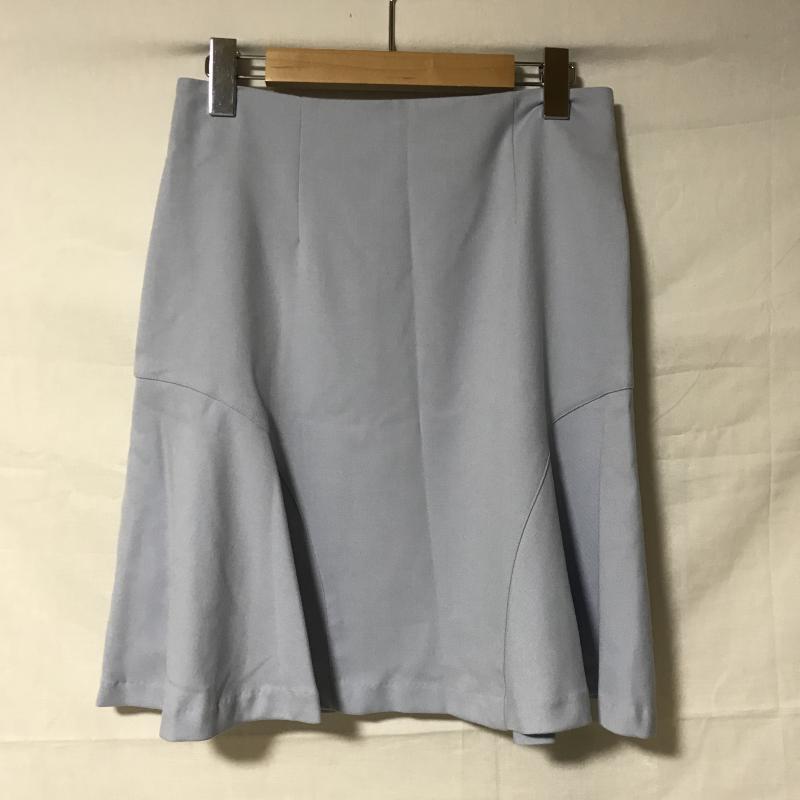 エンネア Ennea スカート ひざ丈スカート 40 無地 青 / ブルー / レディース USED 古着 中古 10007115