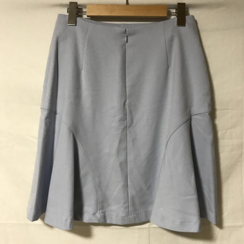 エンネア Ennea スカート ひざ丈スカート 40 無地 青 / ブルー / レディース USED 古着 中古 10007117