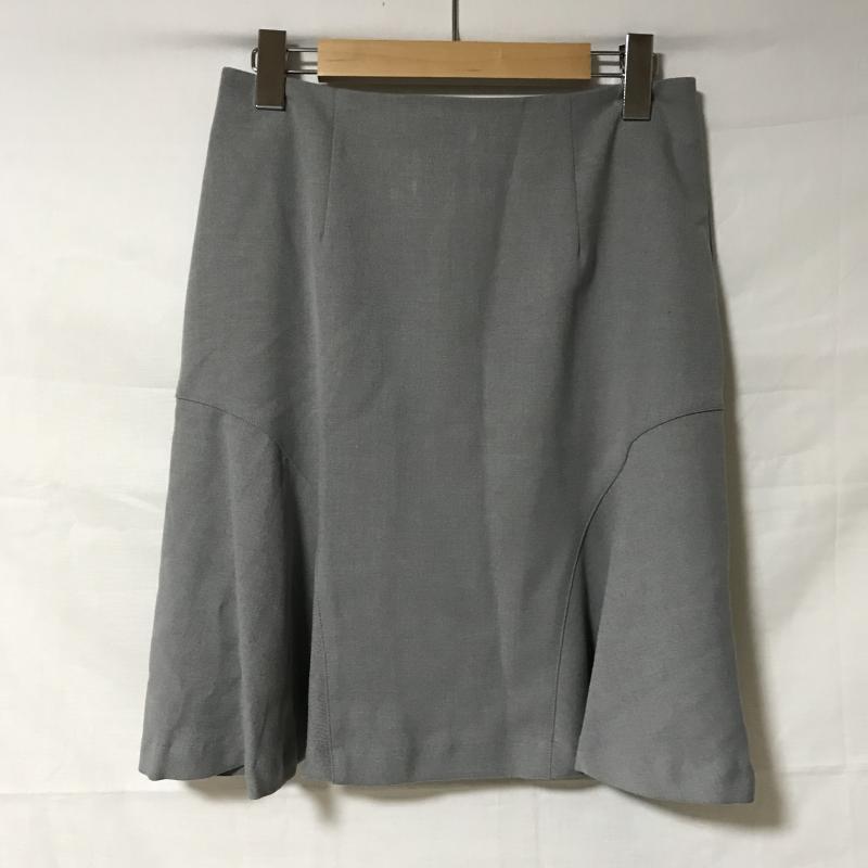 エンネア Ennea スカート ひざ丈スカート 40 無地 灰 / グレー / レディース USED 古着 中古 10007118