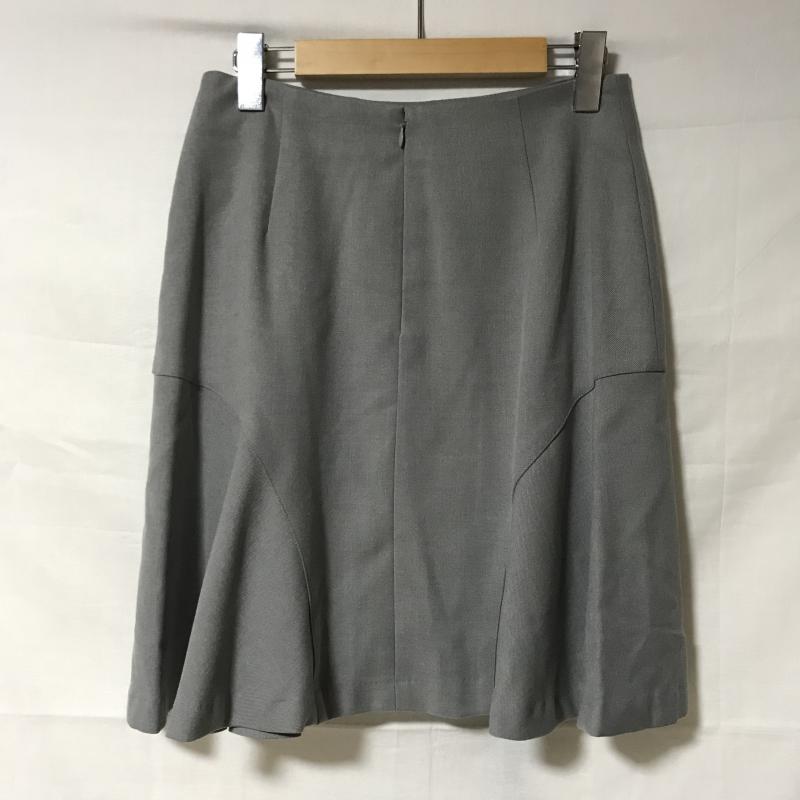 エンネア Ennea スカート ひざ丈スカート 40 無地 灰 / グレー / レディース USED 古着 中古 10007118