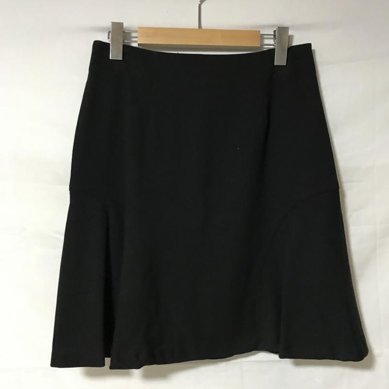 エンネア Ennea スカート ひざ丈スカート 40 無地 黒 / ブラック / レディース USED 古着 中古 10007119
