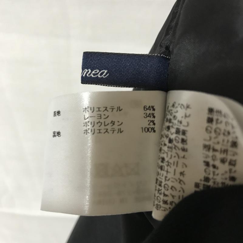 エンネア Ennea スカート ひざ丈スカート 40 無地 黒 / ブラック / レディース USED 古着 中古 10007119