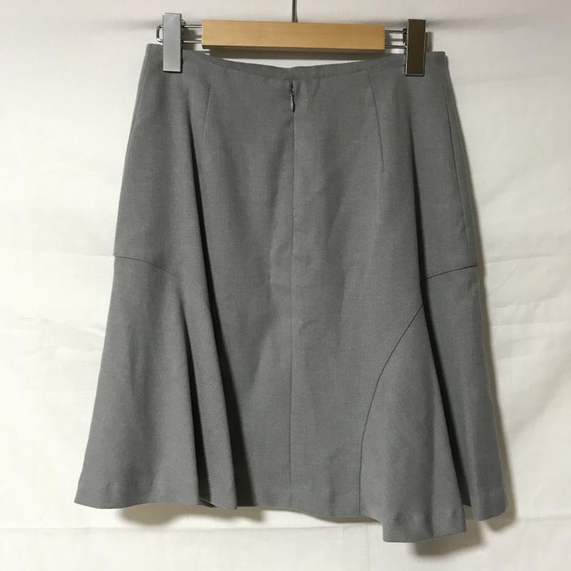 エンネア Ennea スカート ひざ丈スカート 38 無地 灰 / グレー / レディース USED 古着 中古 10007121