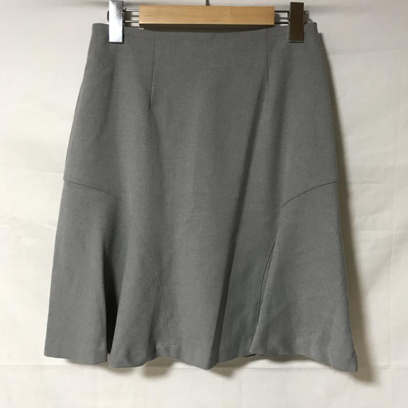 エンネア Ennea スカート ひざ丈スカート 38 無地 灰 / グレー / レディース USED 古着 中古 10007122
