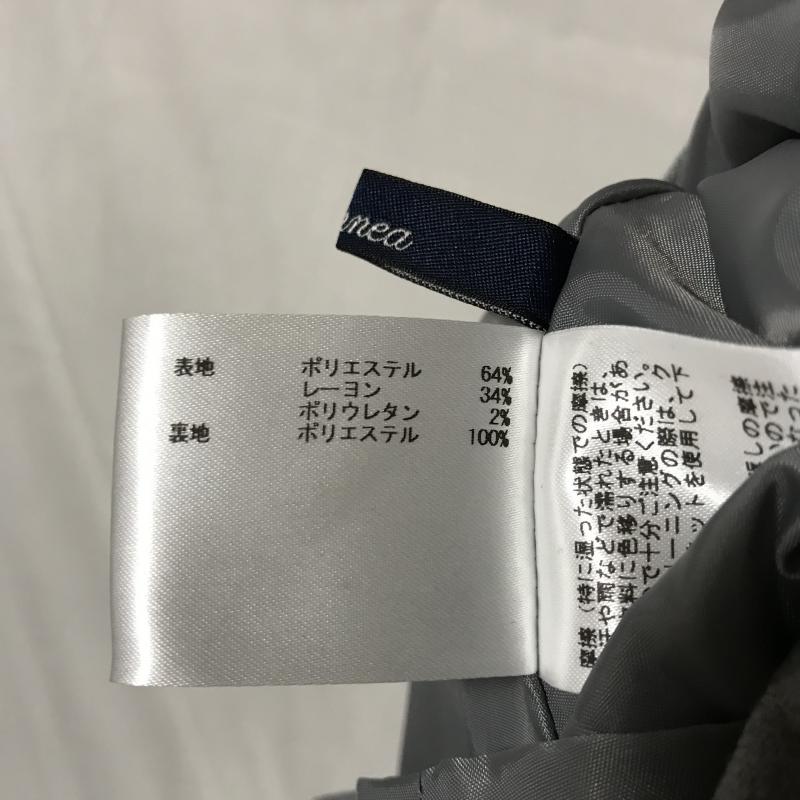 エンネア Ennea スカート ひざ丈スカート 38 無地 灰 / グレー / レディース USED 古着 中古 10007122