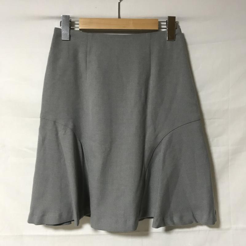 エンネア Ennea スカート ひざ丈スカート 36 無地 灰 / グレー / レディース USED 古着 中古 10007124