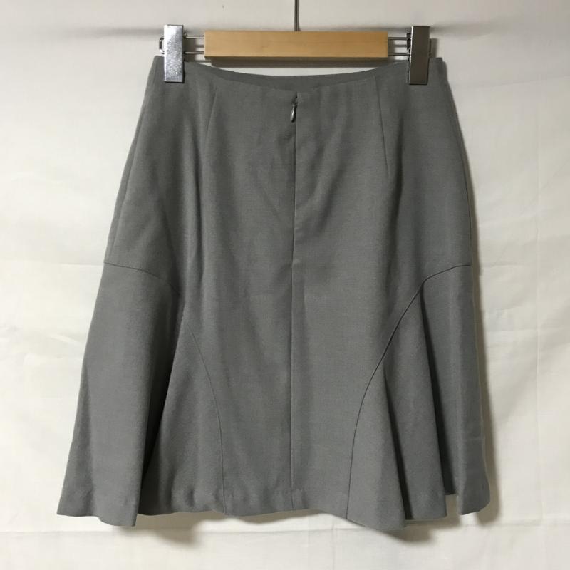 エンネア Ennea スカート ひざ丈スカート 36 無地 灰 / グレー / レディース USED 古着 中古 10007124