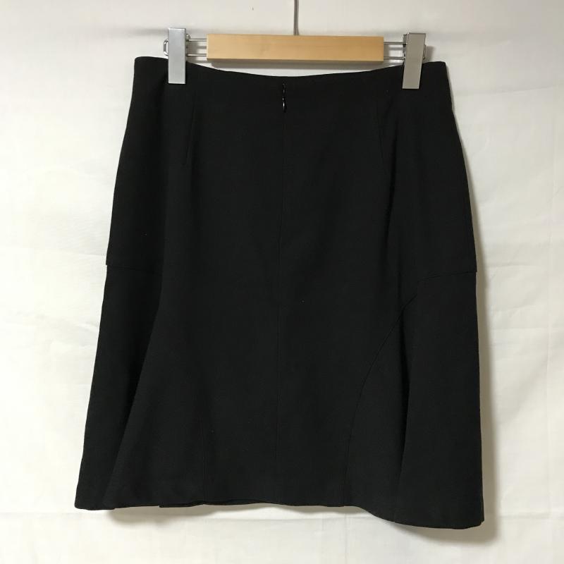 エンネア Ennea スカート ひざ丈スカート 40 無地 黒 / ブラック / レディース USED 古着 中古 10007125