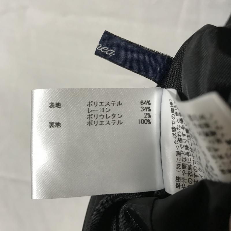 エンネア Ennea スカート ひざ丈スカート 40 無地 黒 / ブラック / レディース USED 古着 中古 10007125