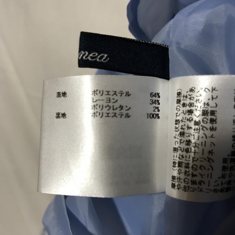 エンネア Ennea スカート ひざ丈スカート 40 無地 青 / ブルー / レディース USED 古着 中古 10007127