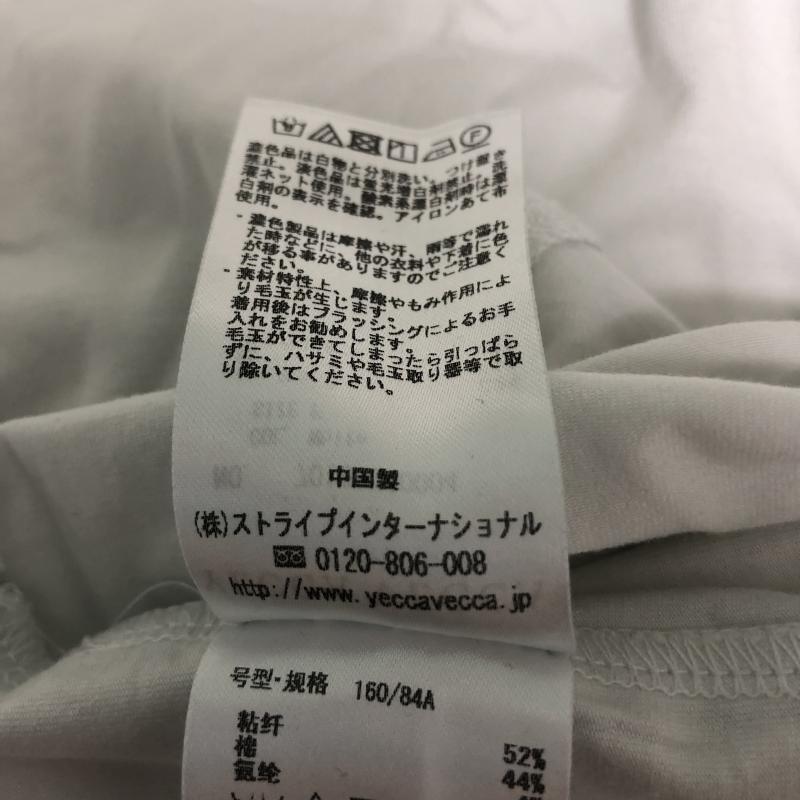 イェッカ ヴェッカ YECCA VECCA カットソー 半袖 FREE 無地 白 / ホワイト / レディース USED 古着 中古 10007176