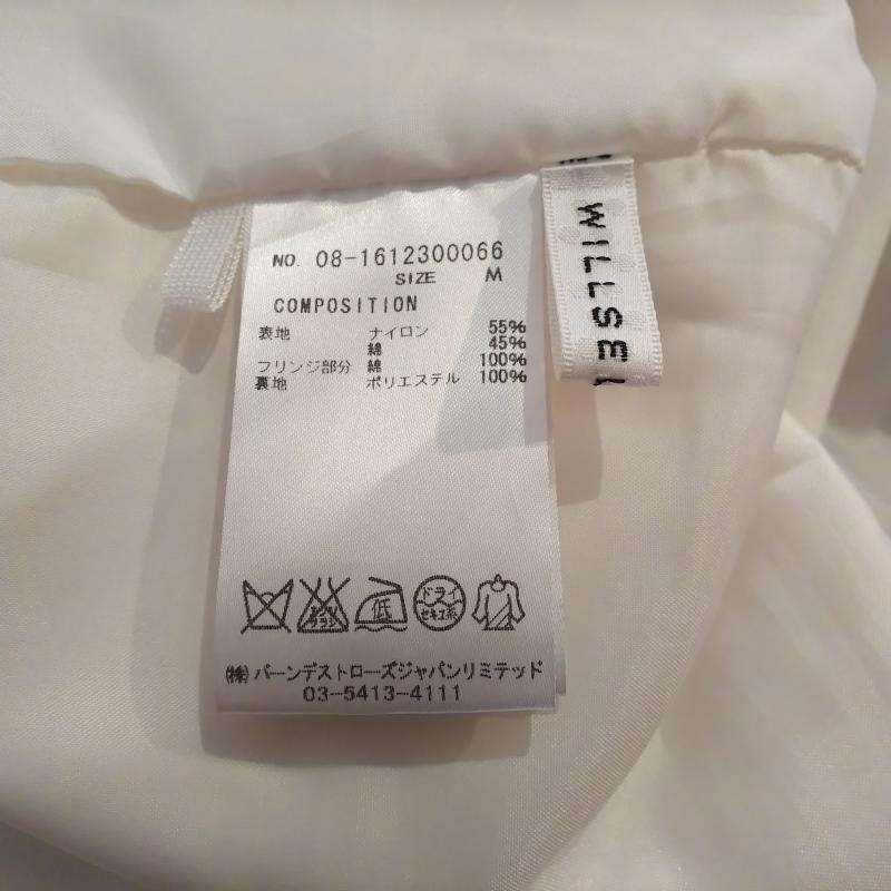 ウィルセレクション WILLSELECTION スカート ひざ丈スカート M 無地 白 / ホワイト / レディース USED 古着 中古 10007203